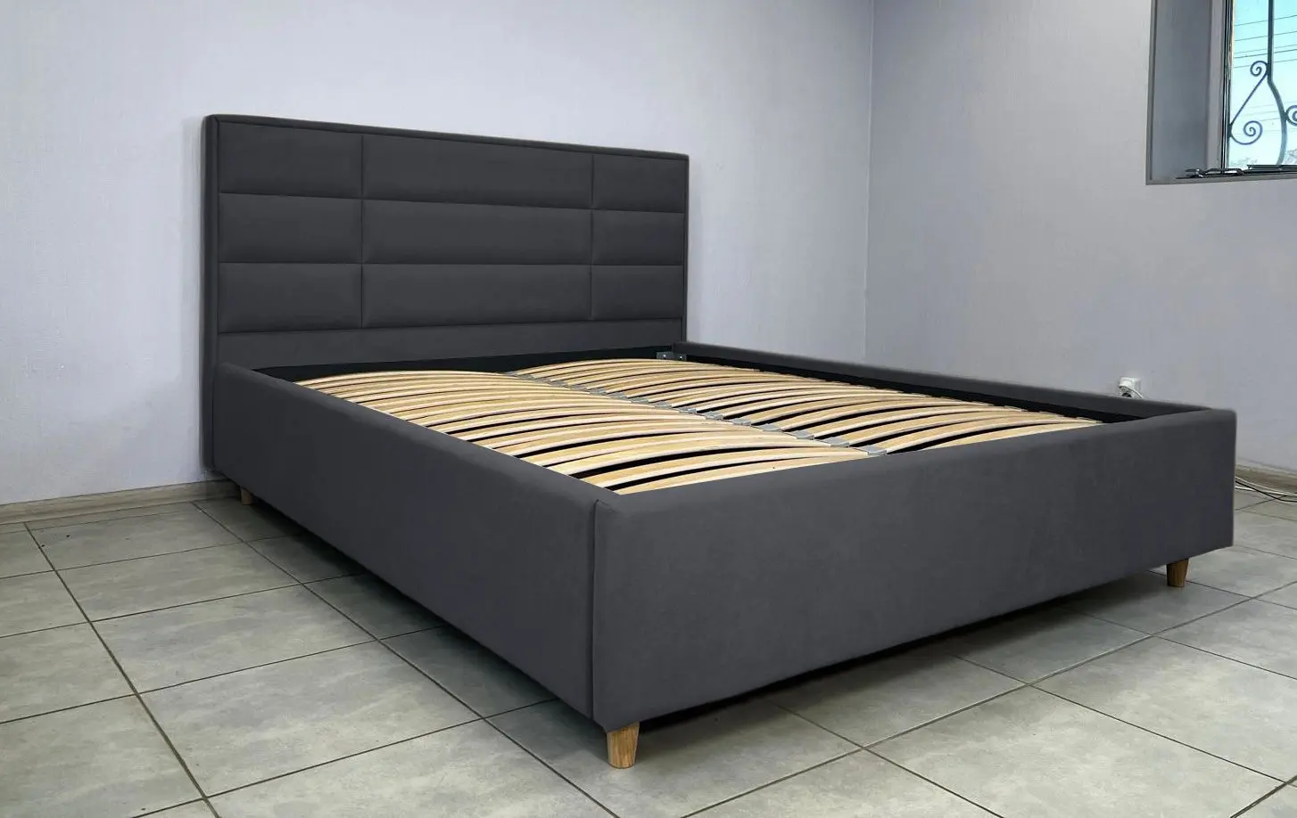 Pat Charmbed Confort Olivia London 16 180x200 (Dark Grey) - 2