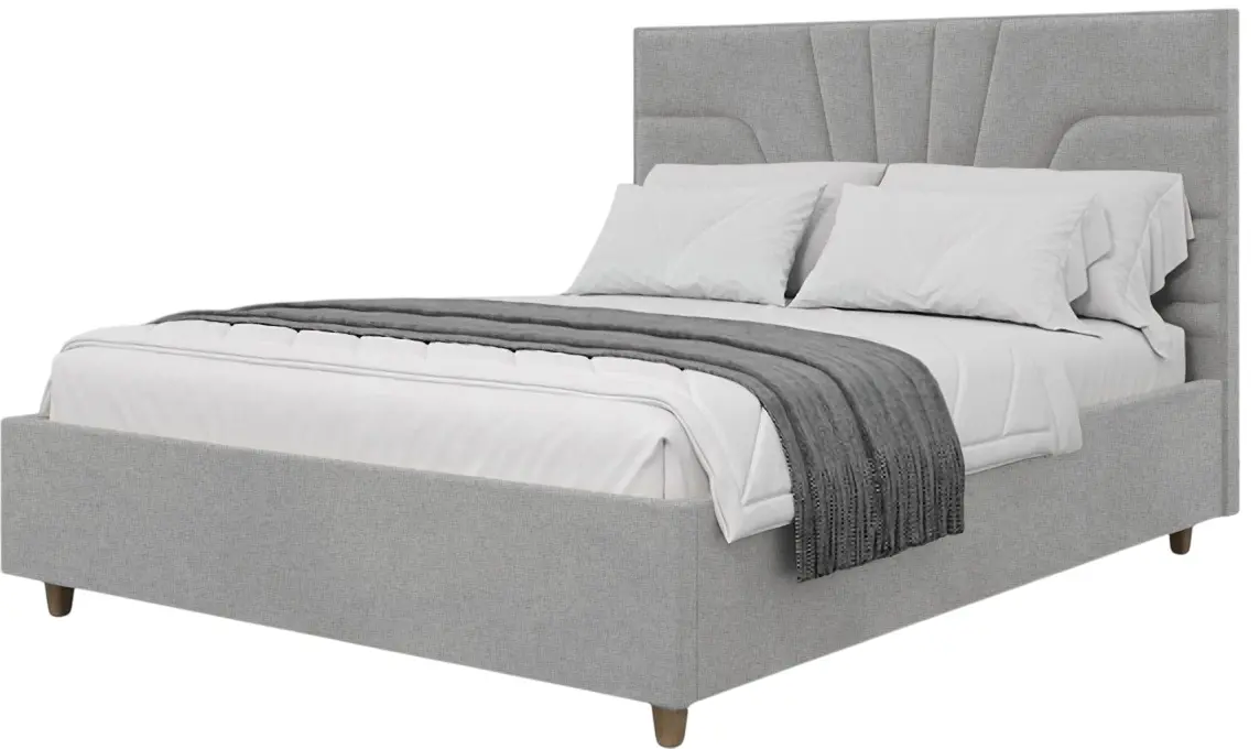 Pat Charmbed Confort Oxana Modern 140x200 Glow 15 (Light Grey/Walnut)