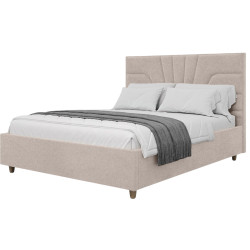 Кровать Charmbed Confort Oxana Modern 160x200 Glow 03 (Fossil/Walnut) Thumb