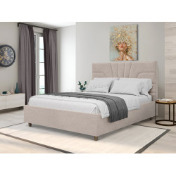 Кровать Charmbed Confort Oxana Modern 160x200 Glow 03 (Fossil/Walnut)