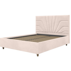 Pat Charmbed Confort Oxana Modern 160x200 Velluto 02 (Beige/Walnut) Thumb