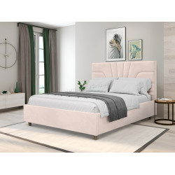 Pat Charmbed Confort Oxana Modern 160x200 Velluto 02 (Beige/Walnut) Thumb