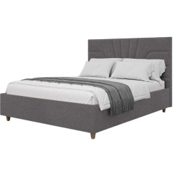 Кровать Charmbed Confort Oxana Modern 180x200 Glow 19 (Anthracite/Walnut) Thumb