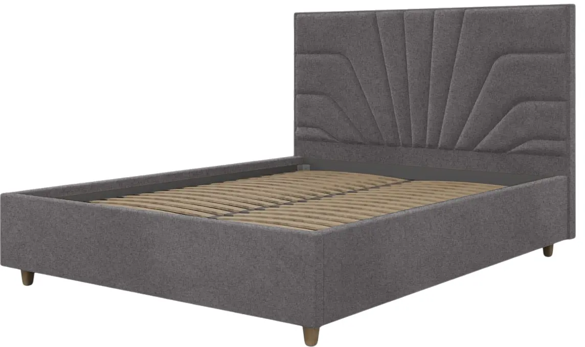 Кровать Charmbed Confort Oxana Modern 180x200 Glow 19 (Anthracite/Walnut) - 3