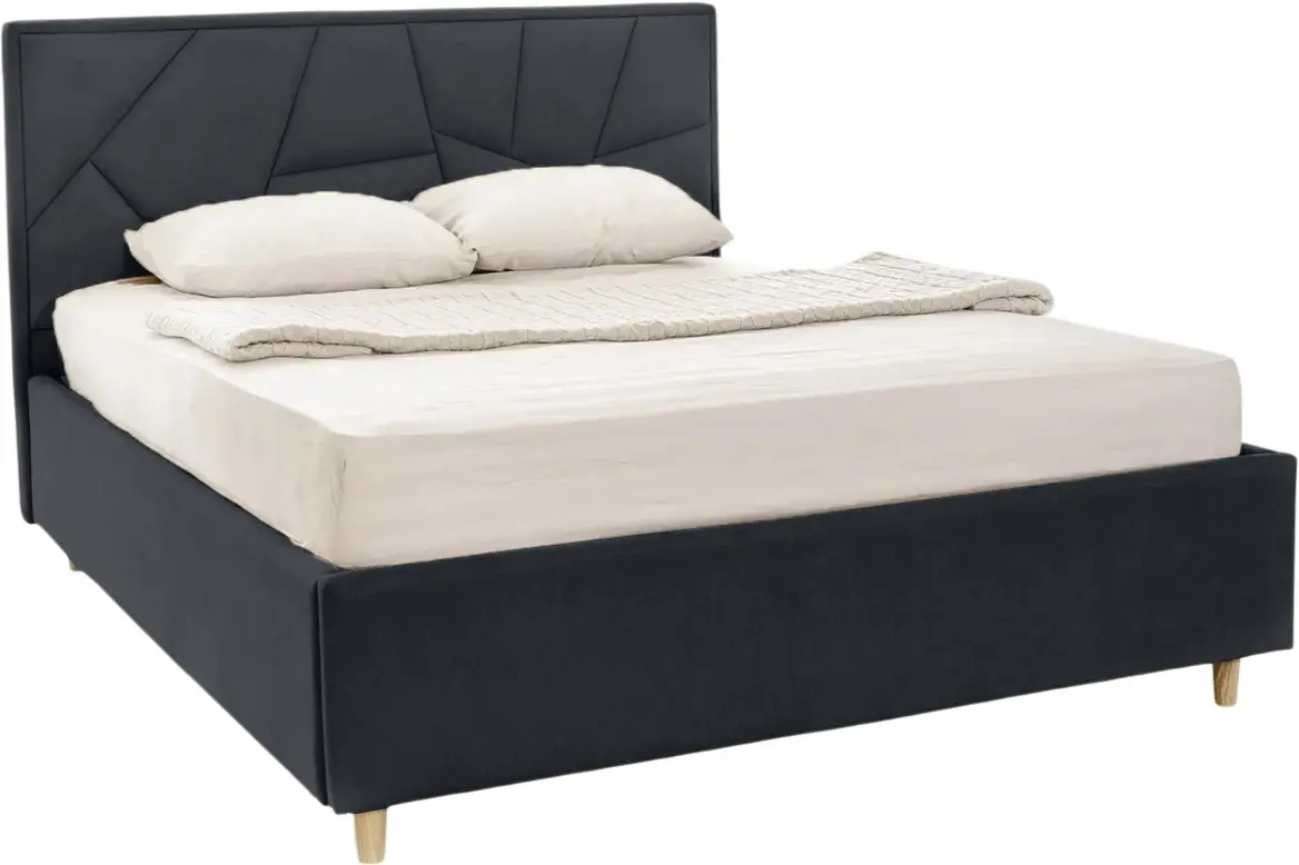 Кровать Charmbed Confort Seul Eco 140x200 London 16 (Dark Grey) - 2