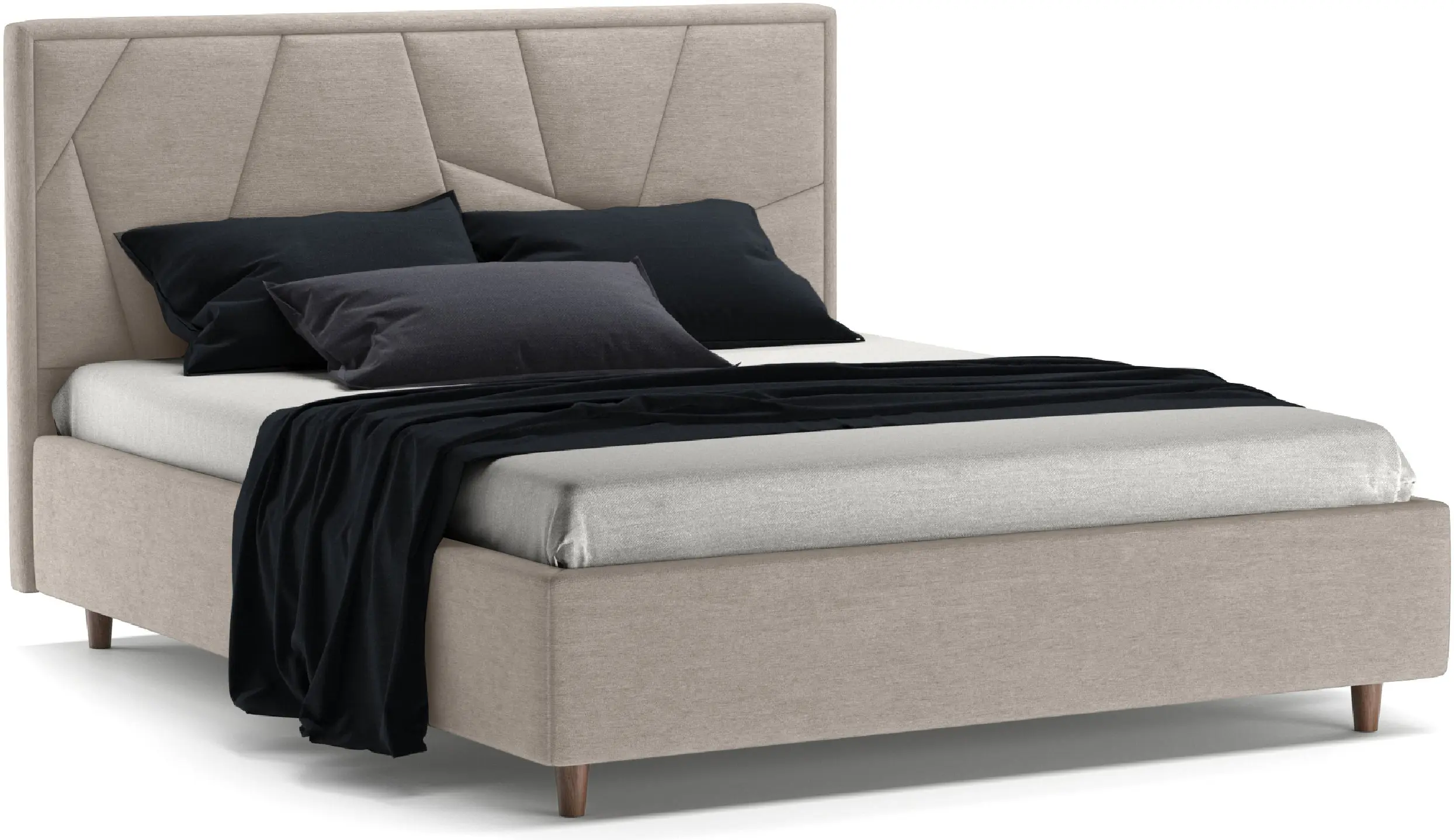 Pat Charmbed Confort Seul Modern 160x200 Glow 03 (Fossil/Walnut)