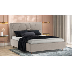 Кровать Charmbed Confort Seul Modern 160x200 Glow 03 (Fossil/Walnut)