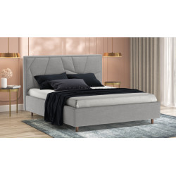 Кровать Charmbed Confort Seul Modern 160x200 Glow 15 (Light Grey/Walnut) Thumb