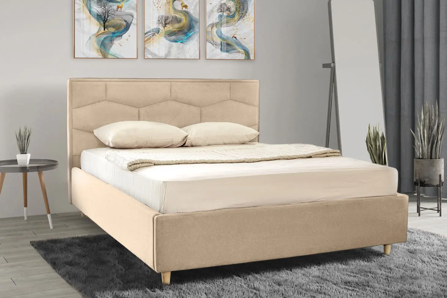 Pat Charmbed Confort Solomia London 02 120x200 (Milk Coffee)