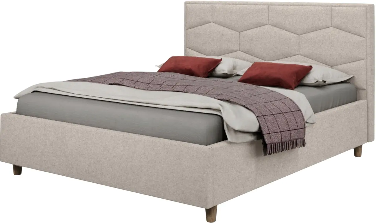 Pat Charmbed Confort Solomia Modern 140x200 Glow 03 (Fossil/Walnut)