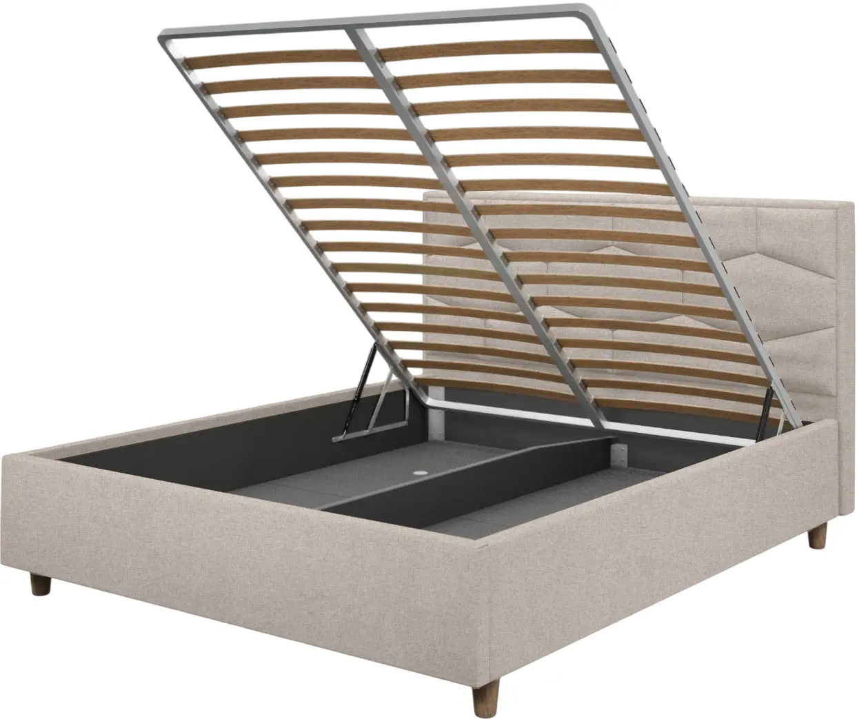 Pat Charmbed Confort Solomia Modern 140x200 Glow 03 (Fossil/Walnut)