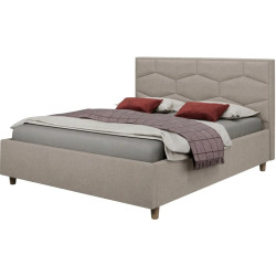 Кровать Charmbed Confort Solomia Modern 140x200 Glow 04 (Stone/Walnut) Thumb