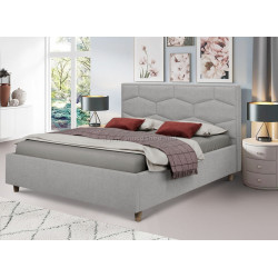 Pat Charmbed Confort Solomia Modern 140x200 Glow 15 (Light Grey/Walnut)