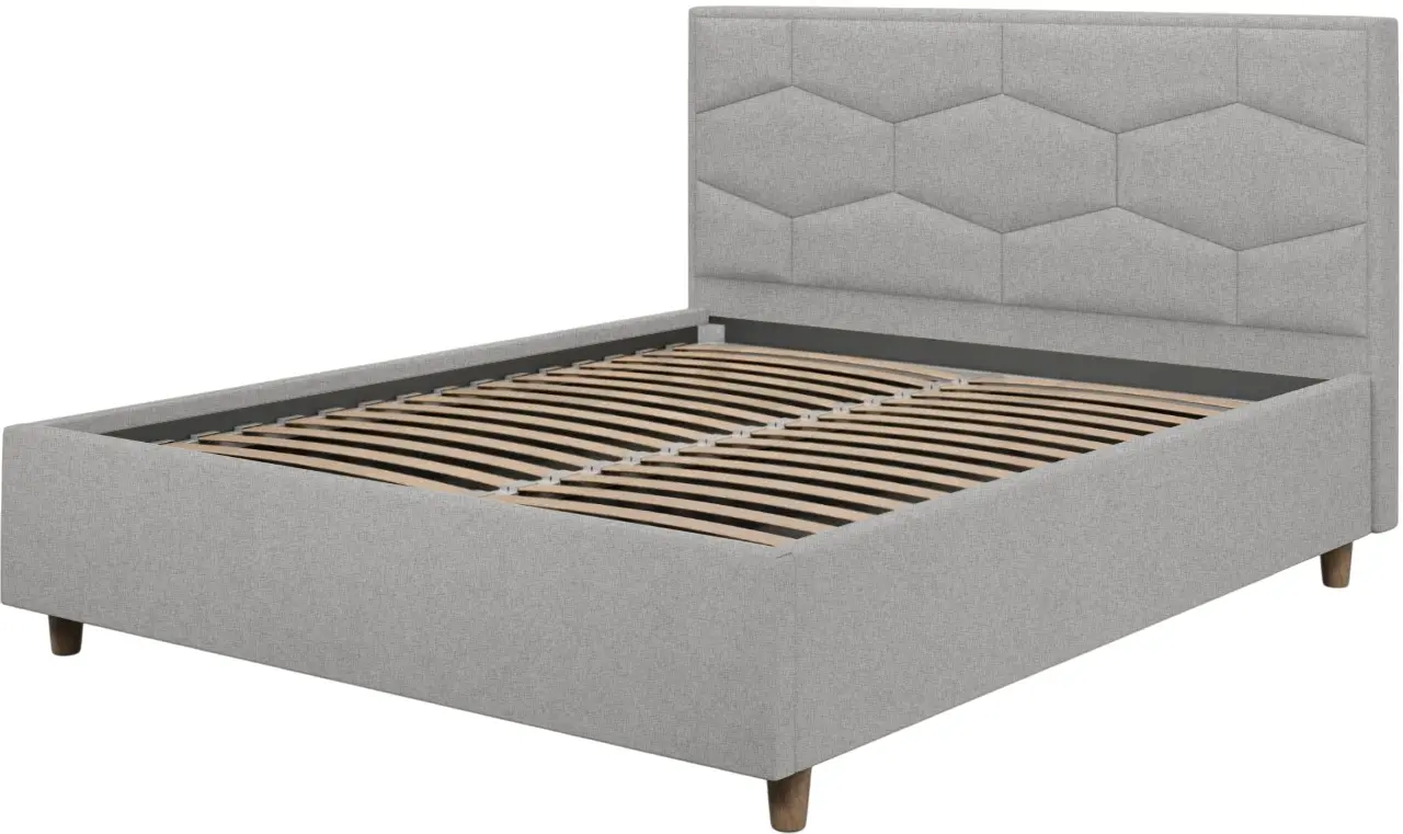 Pat Charmbed Confort Solomia Modern 160x200 Glow 15 (Light Grey/Walnut)