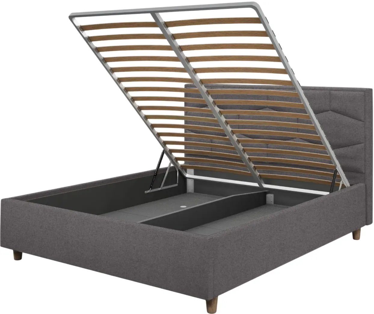 Pat Charmbed Confort Solomia Modern 160x200 Glow 19 (Anthracite/Walnut)