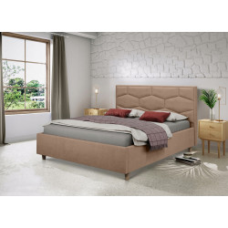 Pat Charmbed Confort Solomia Modern 160x200 Velluto 03 (Fossil/Walnut) Thumb