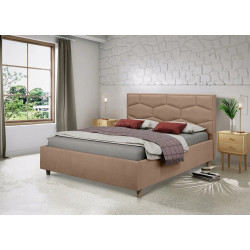 Pat Charmbed Confort Solomia Modern 180x200 Velluto 03 (Mika/Walnut)