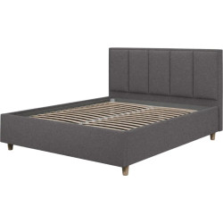 Кровать Charmbed Confort Stenli Modern 140x200 Glow 19 (Anthracite/Walnut) Thumb