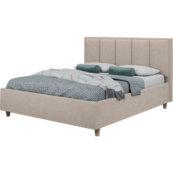 Кровать Charmbed Confort Stenli Modern 160x200 Glow 03 (Fossil/Walnut) Thumb