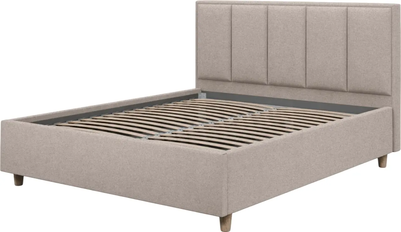 Кровать Charmbed Confort Stenli Modern 160x200 Glow 03 (Fossil/Walnut) - 3