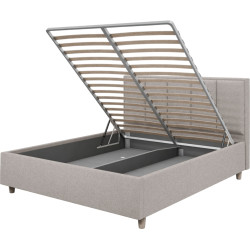 Кровать Charmbed Confort Stenli Modern 180x200 Glow 03 (Fossil/Walnut) Thumb