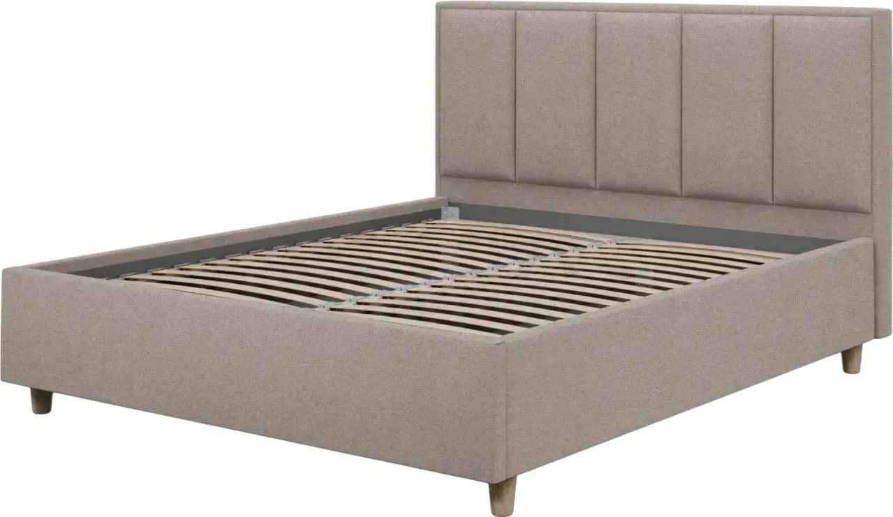 Кровать Charmbed Confort Stenli Modern 180x200 Glow 04 (Stone/Walnut)