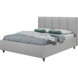 Кровать Charmbed Confort Stenli Modern 180x200 Glow 15 (Light Grey/Walnut) Thumb