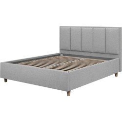 Кровать Charmbed Confort Stenli Modern 180x200 Glow 15 (Light Grey/Walnut) Thumb
