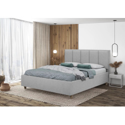 Кровать Charmbed Confort Stenli Modern 180x200 Glow 15 (Light Grey/Walnut)
