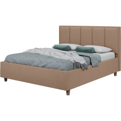 Кровать Charmbed Confort Stenli Modern 180x200 Velluto 03 (Mika/Walnut) Thumb