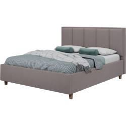 Кровать Charmbed Confort Stenli Modern 180x200 Velluto 15 (Silver/Walnut) Thumb