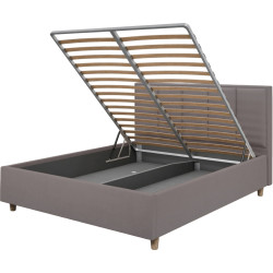 Кровать Charmbed Confort Stenli Modern 180x200 Velluto 15 (Silver/Walnut) Thumb