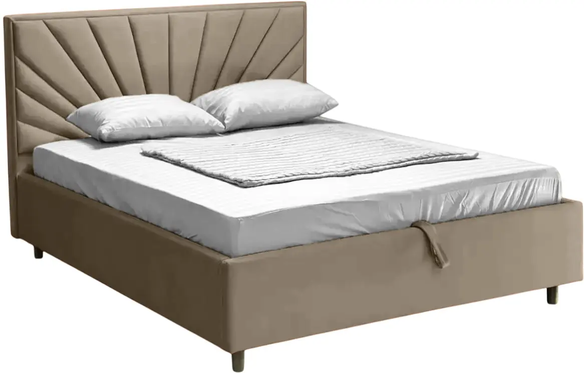 Кровать Charmbed Confort Sunny Eco 140x200 London 04 (Light Brown) - 2