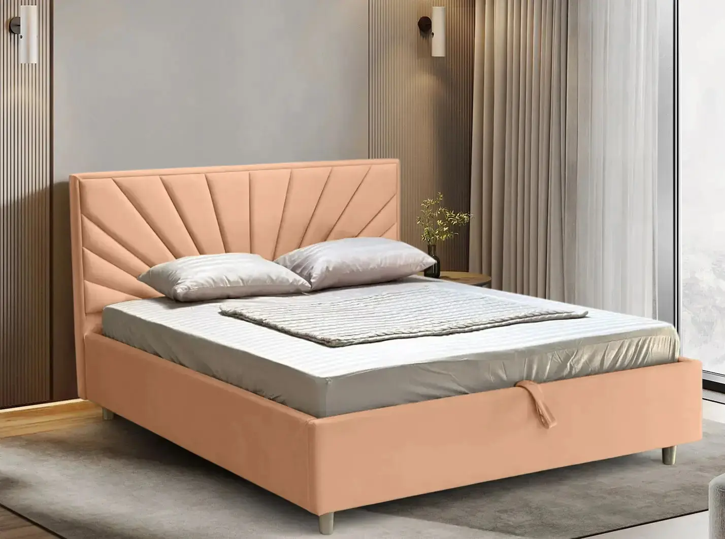 Кровать Charmbed Confort Sunny Eco 160x200 London 03 (Beige)