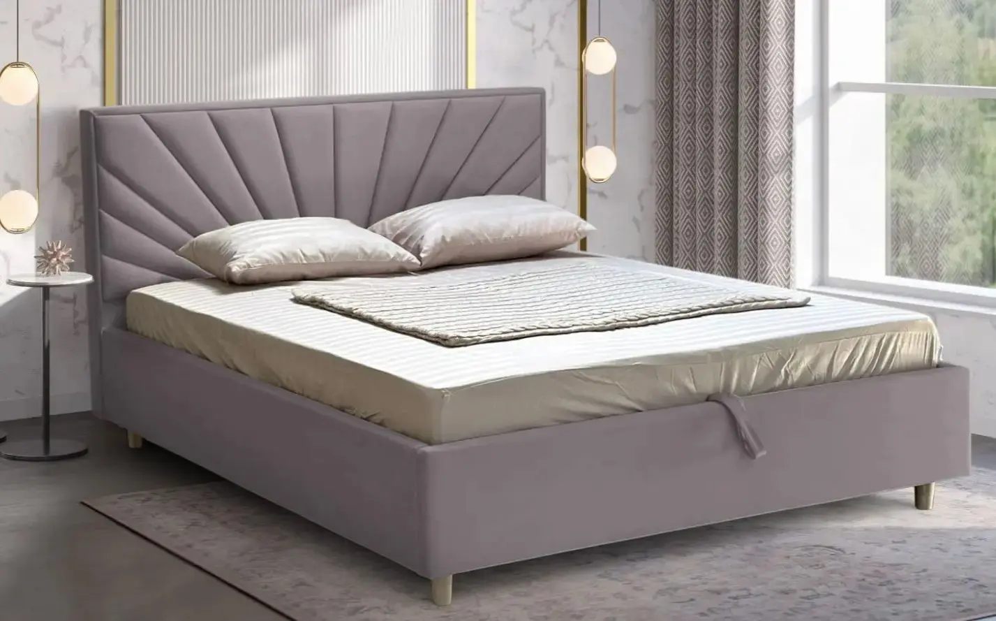 Кровать Charmbed Confort Sunny Eco 180x200 London 15 (Grey)