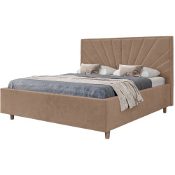 Кровать Charmbed Confort Sunny Modern 140x200 Velluto 03 (Mika/Walnut) Thumb