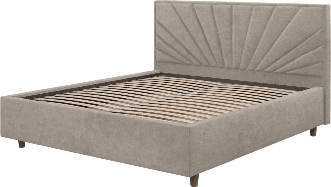 Кровать Charmbed Confort Sunny Modern 160x200 Glow 04 (Stone/Walnut)