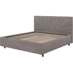 Кровать Charmbed Confort Sunny Modern 160x200 Velluto 15 (Silver/Walnut) Thumb