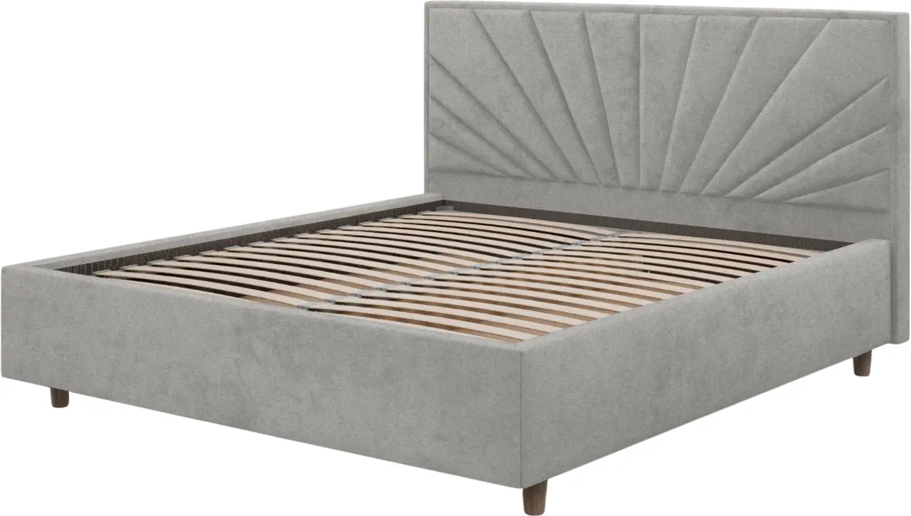 Кровать Charmbed Confort Sunny Modern 180x200 Glow 15 (Light Grey/Walnut)