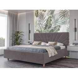 Pat Charmbed Confort Sunny Modern 180x200 Velluto 16 (Grey/Walnut) Thumb