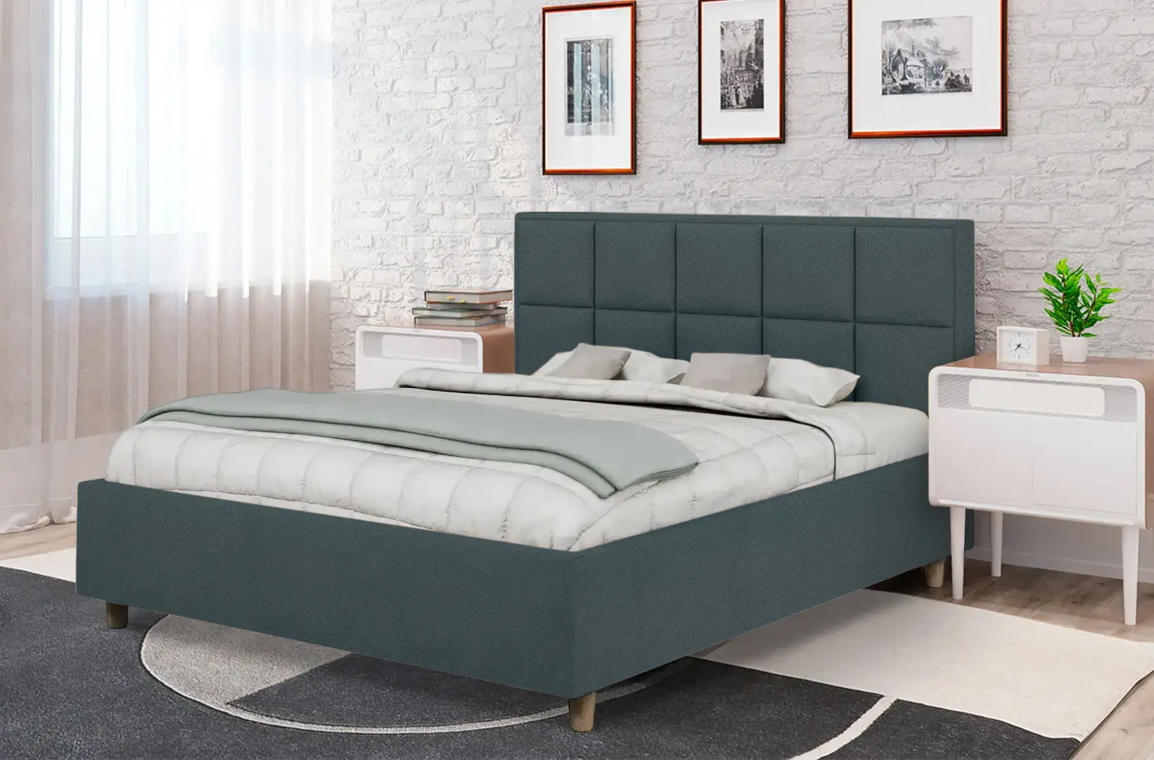 Pat Charmbed Confort Tatiana 160x200 Vega 35 (Graphite)