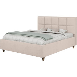 Pat Charmbed Confort Tatiana Modern 140x200 Velluto 02 (Beige/Walnut) Thumb