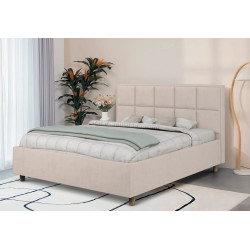 Pat Charmbed Confort Tatiana Modern 140x200 Velluto 02 (Beige/Walnut) Thumb