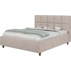 Кровать Charmbed Confort Tatiana Modern 160x200 Glow 03 (Fossil/Walnut) Thumb