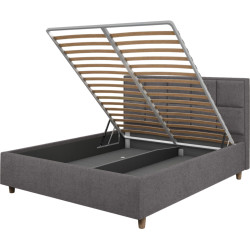 Pat Charmbed Confort Tatiana Modern 160x200 Glow 19 (Anthracite/Walnut) Thumb