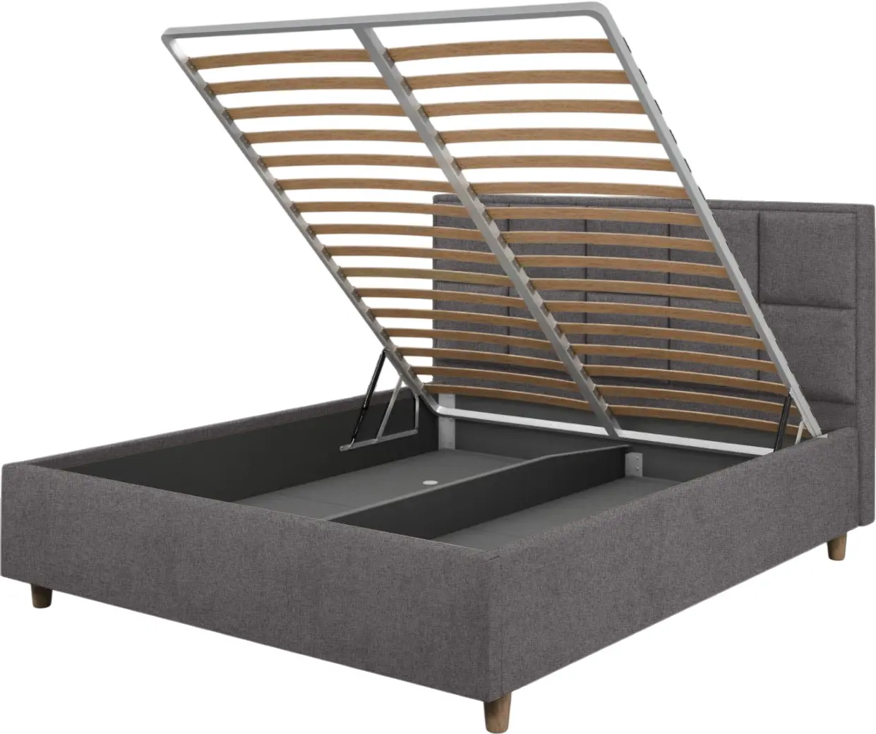 Pat Charmbed Confort Tatiana Modern 160x200 Glow 19 (Anthracite/Walnut)