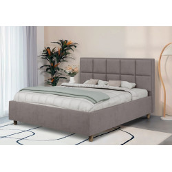 Pat Charmbed Confort Tatiana Modern 160x200 Velluto 15 (Silver/Walnut)