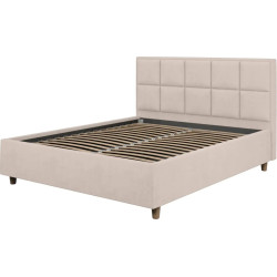 Pat Charmbed Confort Tatiana Modern 180x200 Velluto 02 (Beige/Walnut) Thumb