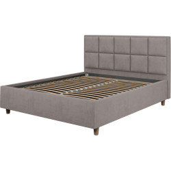 Pat Charmbed Confort Tatiana Modern 180x200 Velluto 15 (Silver/Walnut) Thumb