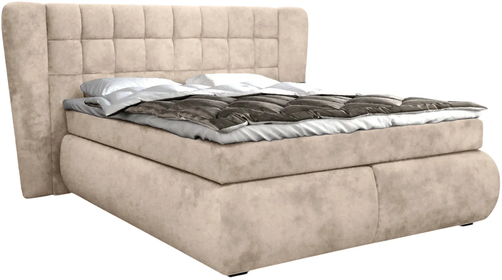 Pat Charmbed Diana 160x200 King 02 (Light Beige) - 2